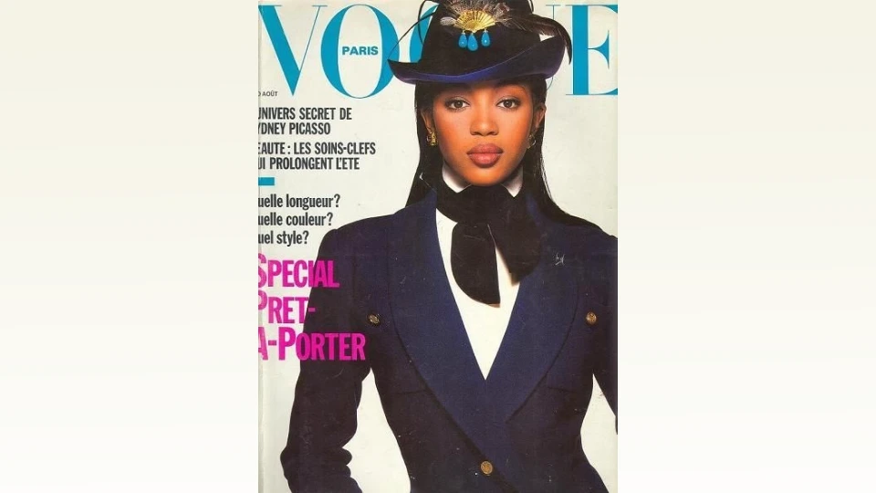 Наоми Кэмпбелл на обложке журнала Vogue Наоми Кэмпбелл на обложке журнала Vogue