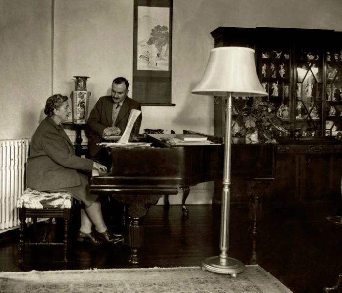 Агата Кристи и её муж Агата Кристи и её муж