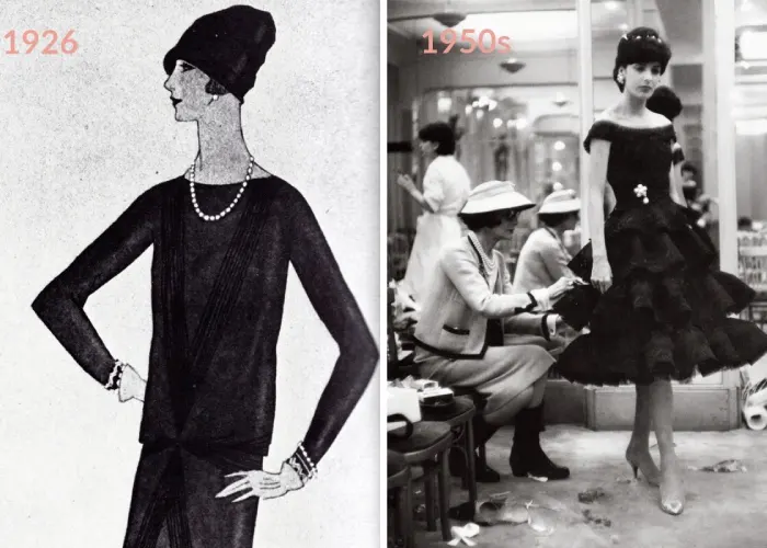 Эволюция маленького чёрного платья Коко Шанель Эволюция маленького чёрного платья Коко Шанель