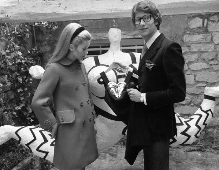 Катрин Денев и Ив Сен-Лоран Катрин Денев и Ив Сен-Лоран