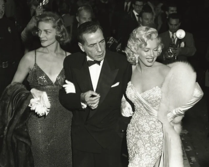 Лорен Бэколл, Хамфри Богарт и Мэрилин Монро. Изображение: flickr.com Лорен Бэколл, Хамфри Богарт и Мэрилин Монро. Изображение: flickr.com