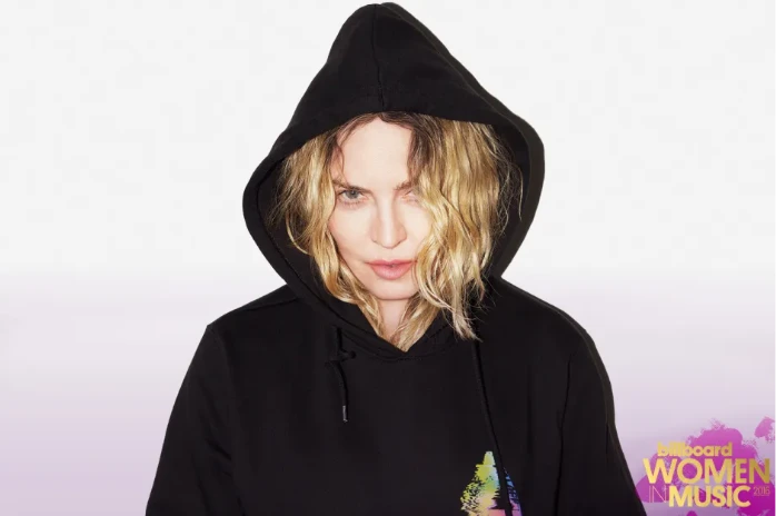 Мадонна в фотосессии для спецвыпуска журнала Billboard «Women in Music», приуроченного к её награждению титулом «Женщина года», декабрь 2016 года. Фото: Мерт Алас и Маркус Пиггот Мадонна в фотосессии для спецвыпуска журнала Billboard «Women in Music», приуроченного к её награждению титулом «Женщина года», декабрь 2016 года. Фото: Мерт Алас и Маркус Пиггот