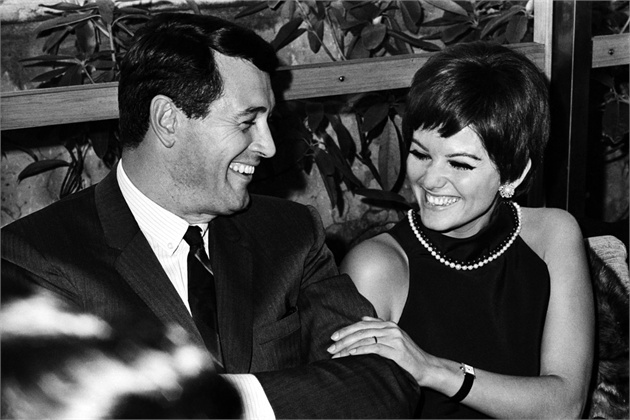 Клаудиа Кардинале и актёр Рок Хадсон