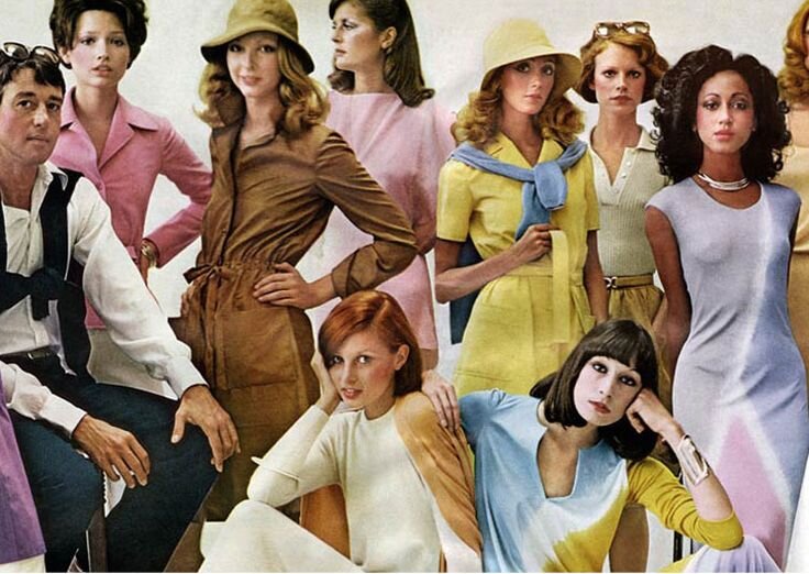 Анжелика Хьюстон в рядах хальстонеток